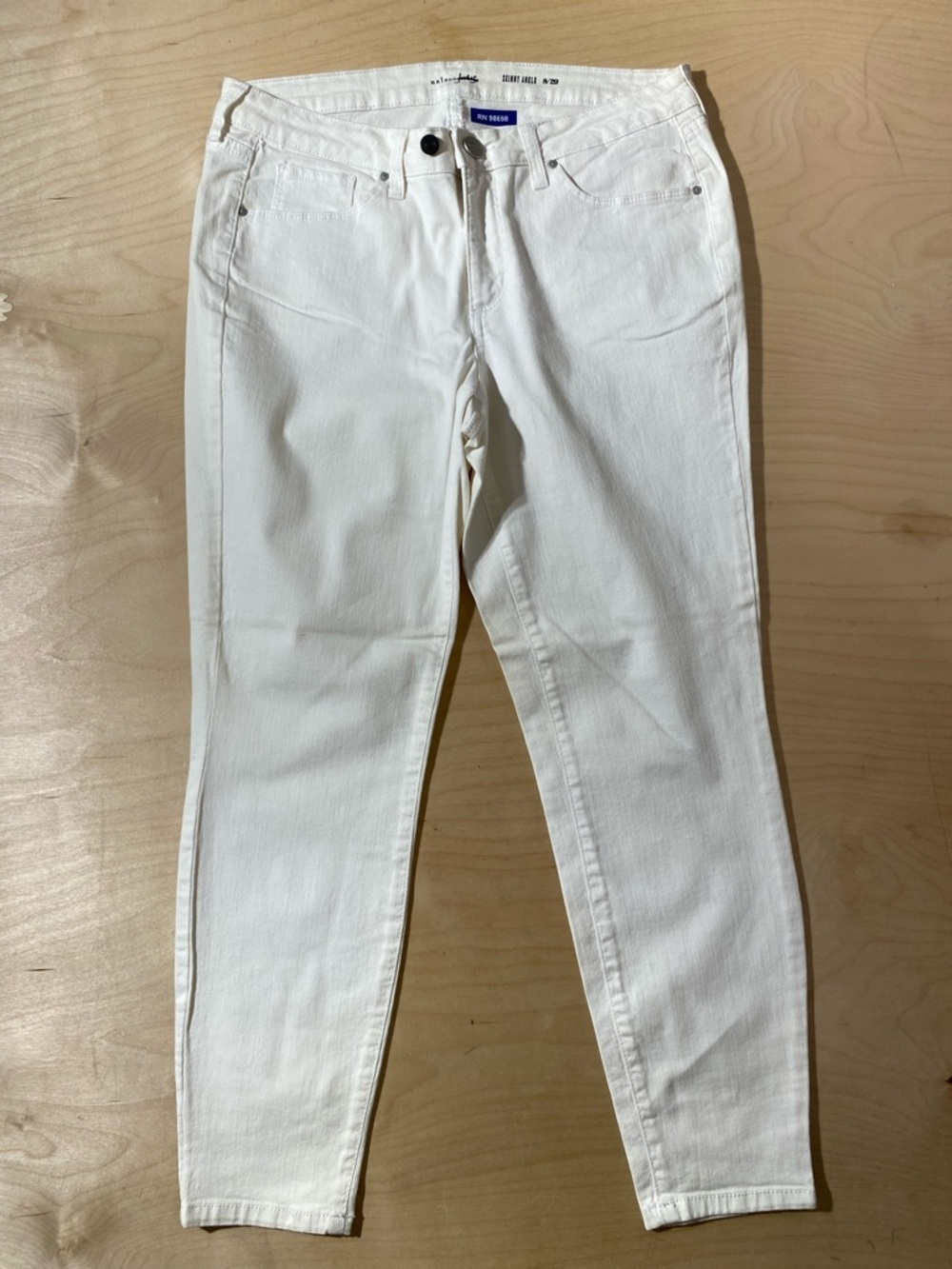 Maison Jules White Skinny Ankle Jeans 8/29 (RE)